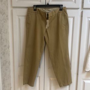 J. Crew khaki Capri chino pants -size 8